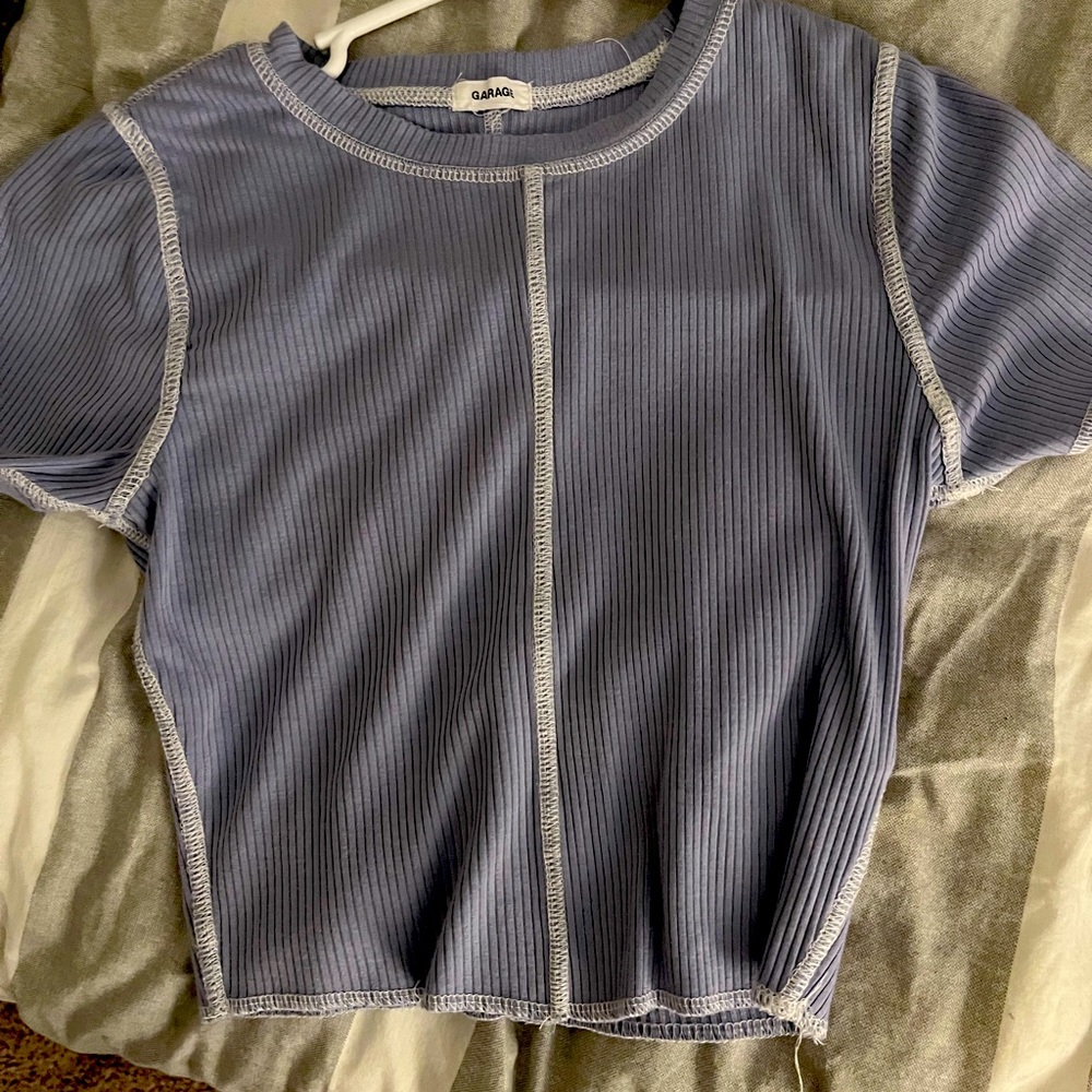 Garage brand, Small/purple with white embroidery
